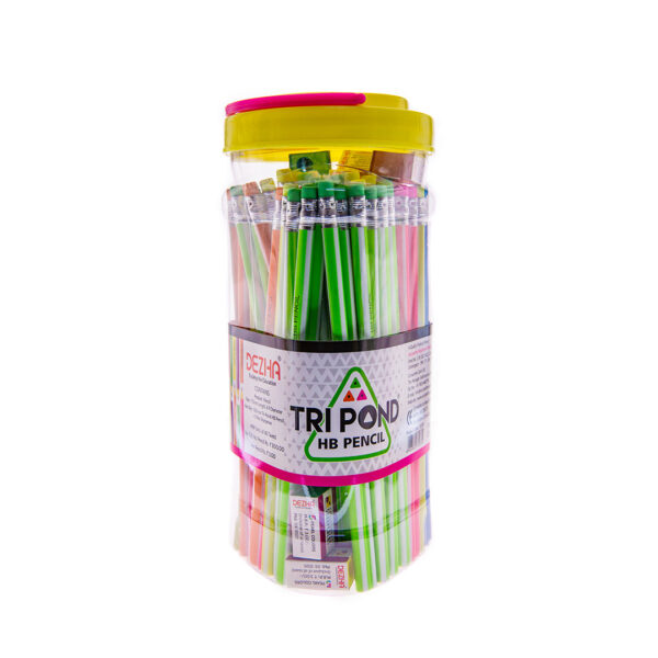 Dezha Tripond HB RT Pencil Jar Pk 100 - Image 2